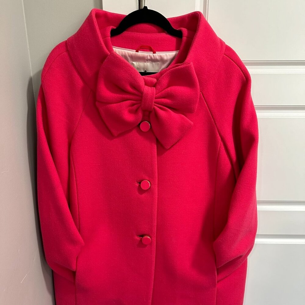 Kate Spade Bow Pea Coat